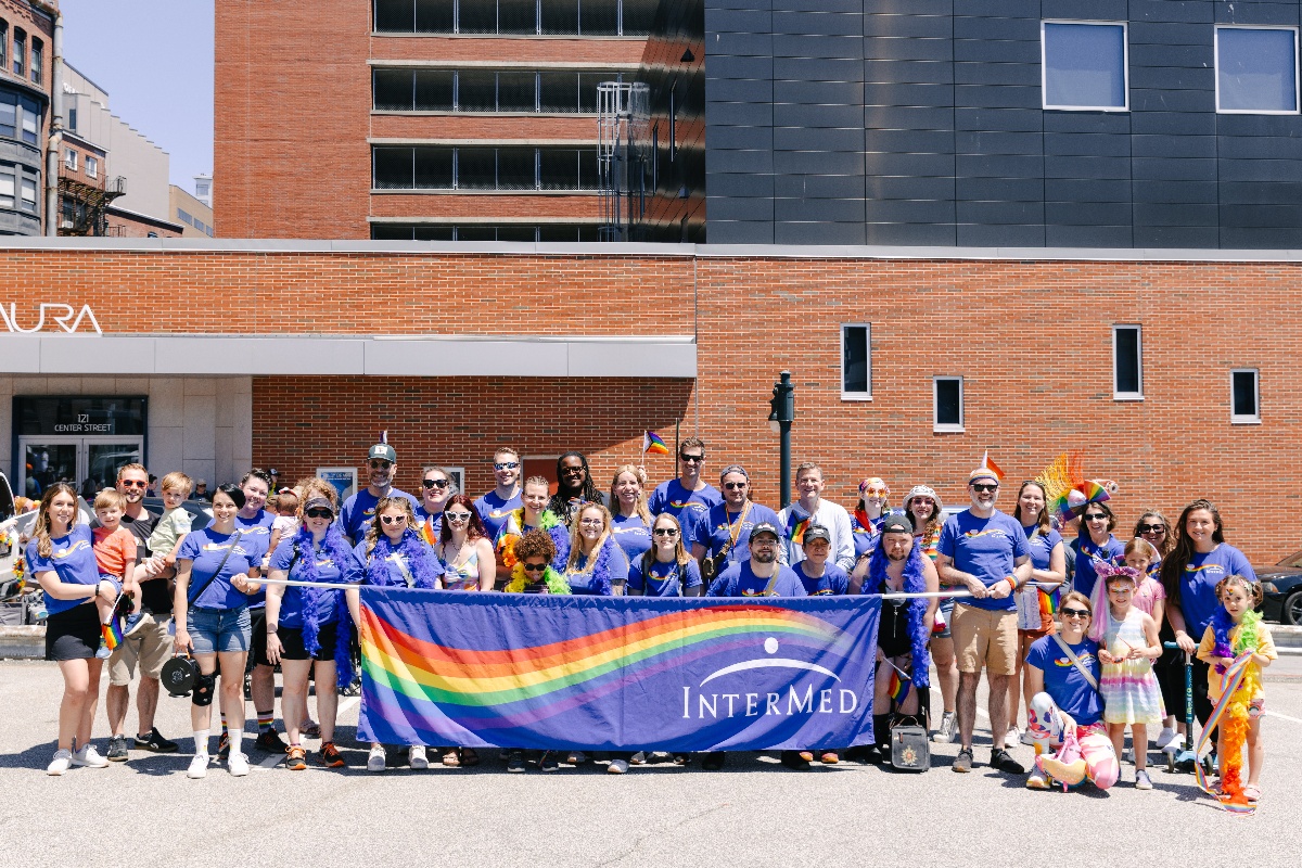 Group Photo during Portland Pride Parade.